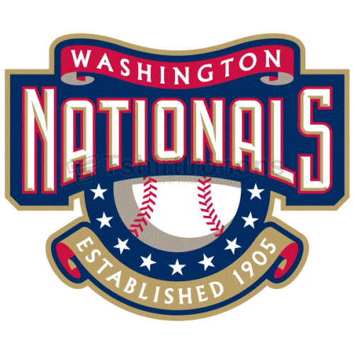 Washington Nationals T-shirts Iron On Transfers N2010 - Click Image to Close